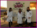 University of Manchester Support, a boost to the FBS team seen in action with Flash and Bang at Crawshawbooth Primary School