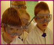 A mesmerised Cameron and Malachy look on