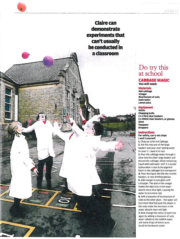 Scan of second page of feature article in Primary Teachers' magazine, May 2010.