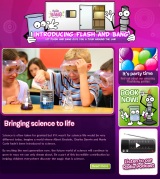 Screenshot of Home page.